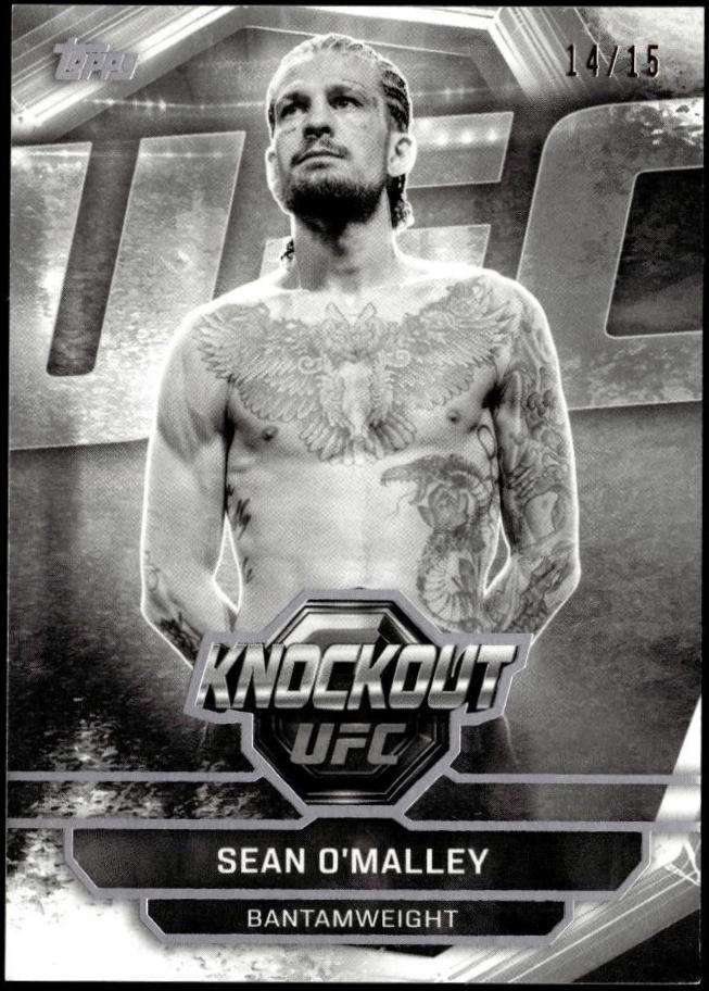 Sean O'Malley 2026 Topps Knockout UFC Base #10 Black & White