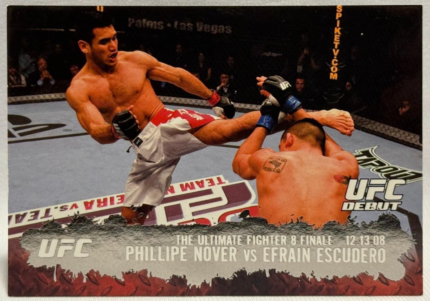 Phillipe Nover / Efrain Escudero 2009 Topps UFC Round 2 Base #118 Silver