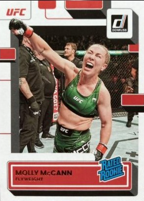 Molly McCann 2023 Panini Donruss UFC Base #202 Press Proof Silver