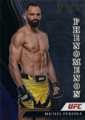 Michel Pereira 2022 Panini Select UFC Phenomenon #15 Black Flash