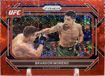 Brandon Moreno 2023 Panini Prizm Under Card UFC Base #38 Red