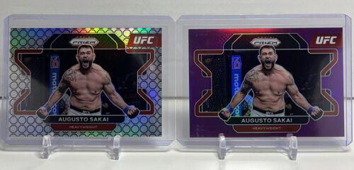 Augusto Sakai 2022 Panini Prizm UFC Base #7 Octagon