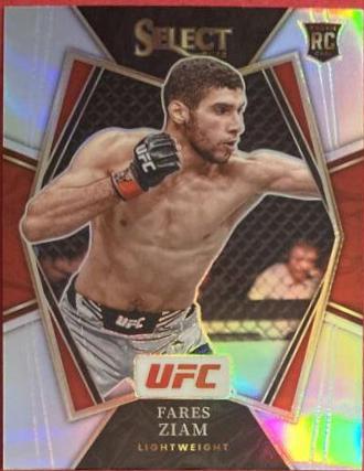 Fares Ziam 2022 Panini Select UFC Premier Level #130 Silver