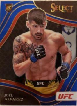 Joel Alvarez 2022 Panini Select UFC Premier Level #150 Blue Prizm