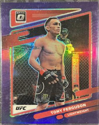 Tony Ferguson 2022 Panini Donruss Optic UFC Base #49 Purple