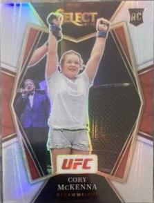 Cory McKenna 2022 Panini Select UFC Premier Level #190 Silver