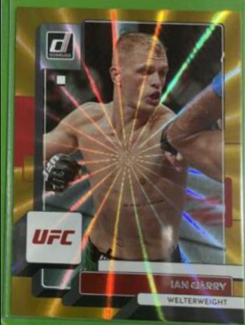 Ian Machado Garry 2023 Panini Donruss UFC Base #62 Gold Laser