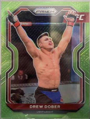 Drew Dober 2021 Panini Prizm UFC Base #22 Green