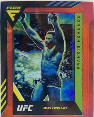 Francis Ngannou 2022 Panini Chronicles UFC Base Flux #343 Red