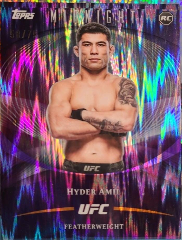 Hyder Amil 2026 Topps Midnight UFC Base #21 Dusk