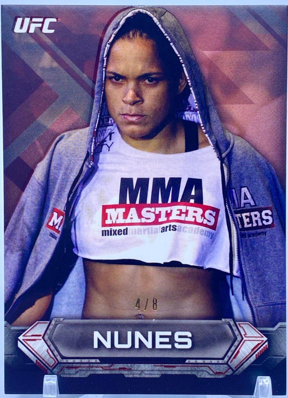 Amanda Nunes 2014 Topps UFC Knockout Base #93 Red