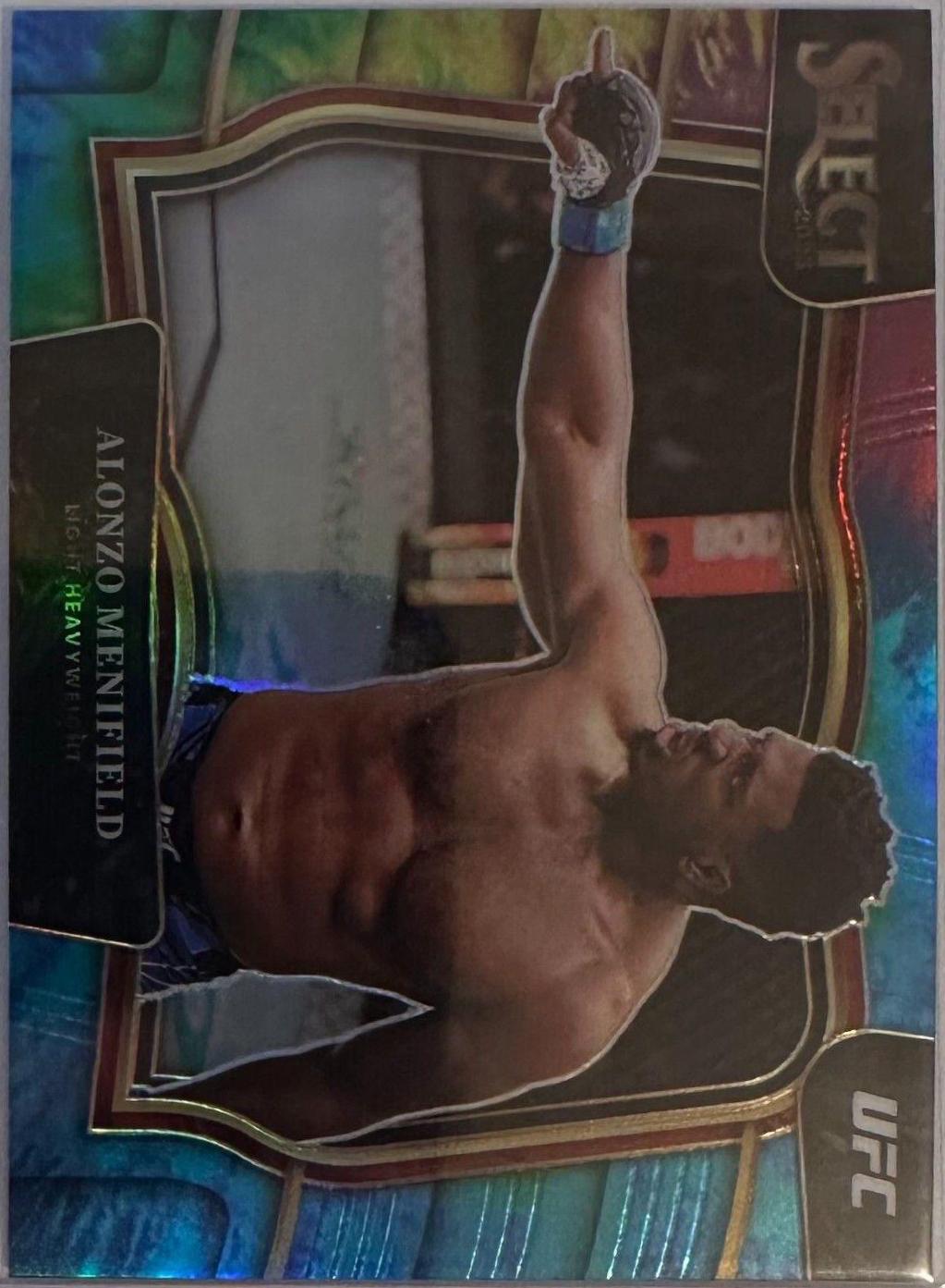 Alonzo Menifield 2023 Panini Select UFC Octagonside #282 Tie Dye