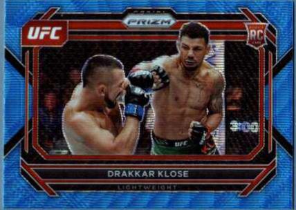 Drakkar Klose 2023 Panini Prizm UFC Base #100 Blue Wave