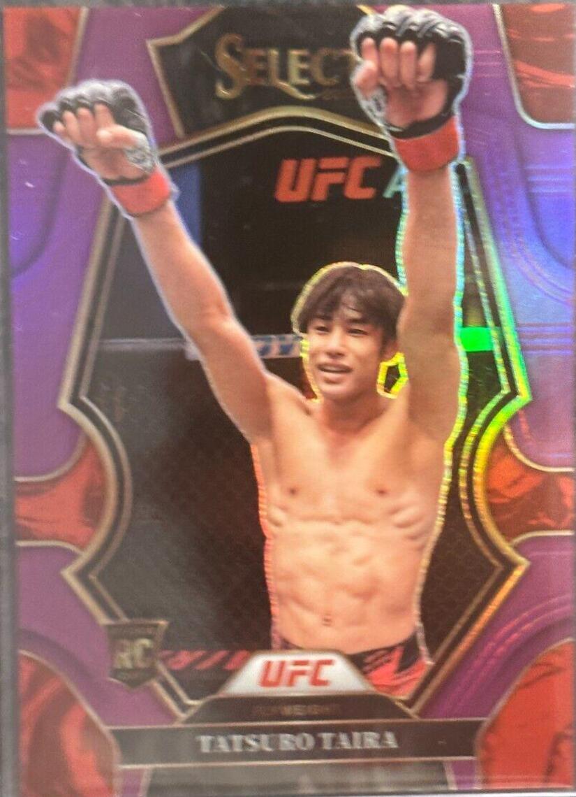 Tatsuro Taira 2023 Panini Select UFC Octagonside #277 Purple