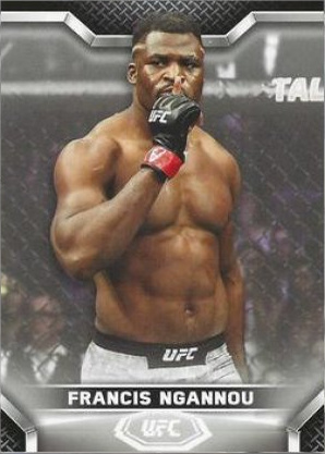 Francis Ngannou 2020 Topps UFC Knockout Base #64 Red