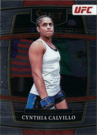 Cynthia Calvillo 2022 Panini Select UFC Concourse #70 Blue