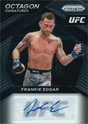 Frankie Edgar 2021 Panini Prizm UFC Octagon Signatures #14 Gold