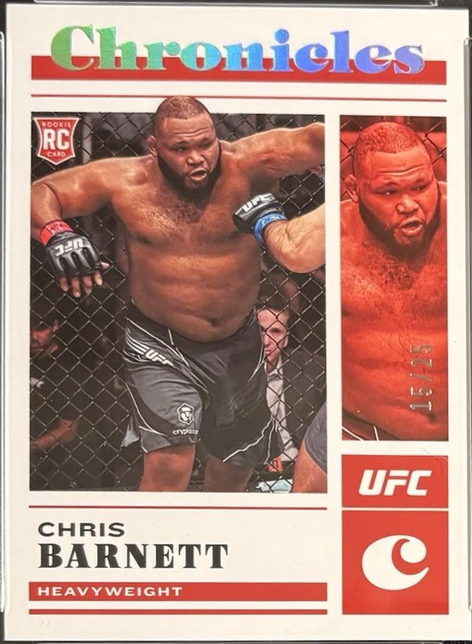 Chris Barnett 2023 Panini Chronicles UFC Base Chronicles #93 Silver