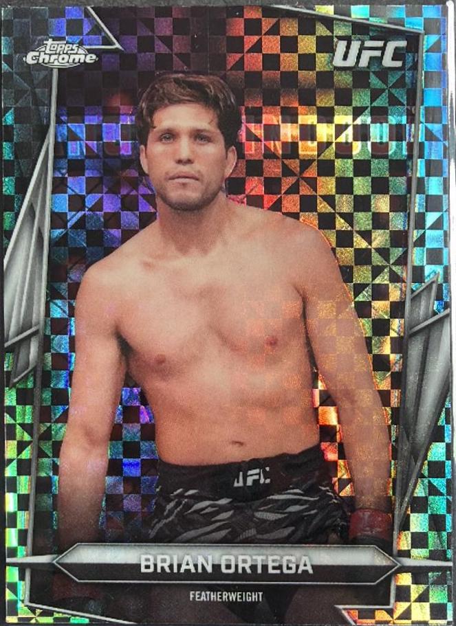 Brian Ortega 2026 Topps Chrome UFC Base #194 X-fractor