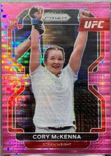 Cory McKenna 2022 Panini Prizm UFC Base #131 Pink Pulsar