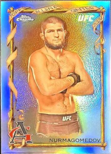 Khabib Nurmagomedov 2024 Topps Chrome UFC Allen & Ginter #AAG-3 Refractor