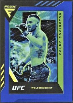 Colby Covington 2022 Panini Chronicles UFC Base Flux #331 Blue