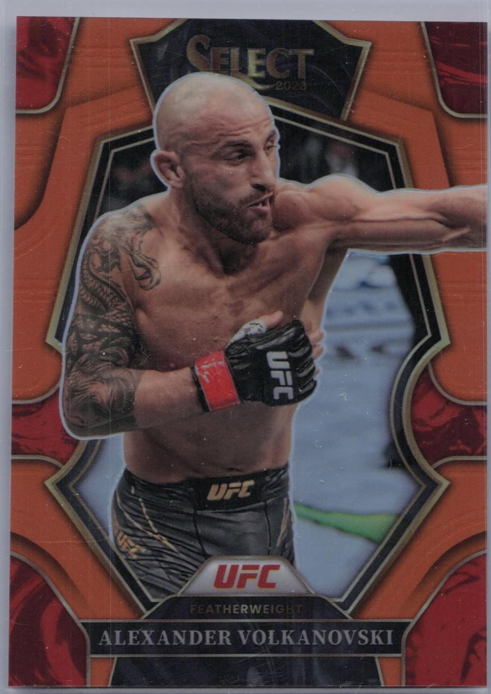 Alexander Volkanovski 2023 Panini Select UFC Premier Level #128 Orange