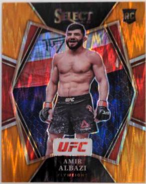 Amir Albazi 2022 Panini Select UFC Premier Level #139 Orange Flash