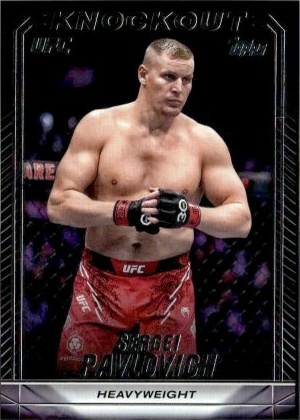 Sergei Pavlovich 2024 Topps Knockout UFC Base #28 Emerald
