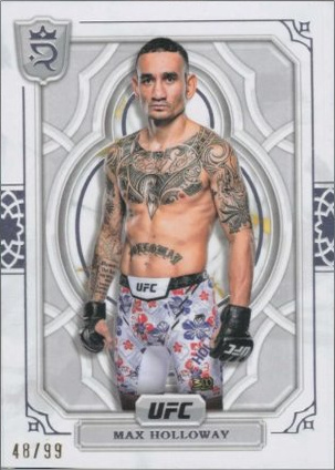 Max Holloway 2024 Topps Royalty UFC Base #94 Platinum