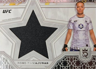 Rose Namajunas 2024 Topps Royalty UFC Star Relics #SRR-6 Platinum