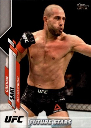 Gökhan Saki 2020 Topps UFC Base #83 Red