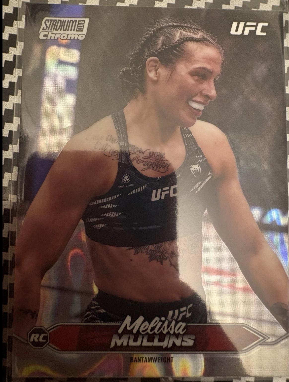 Melissa Mullins 2025 Topps Stadium Club UFC Base Chrome #C-148 Lava