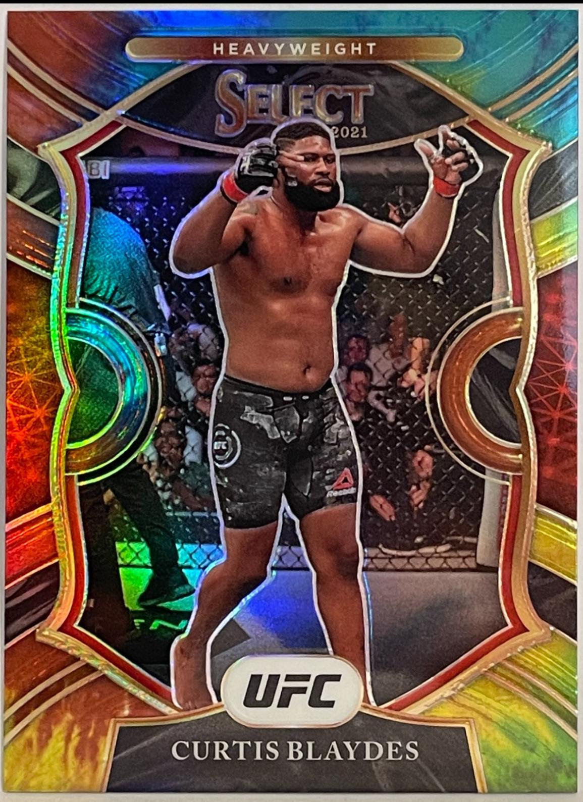 Curtis Blaydes 2021 Panini Select UFC Concourse #60 Tie Dye