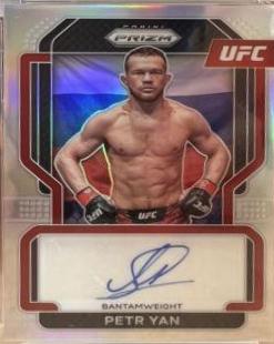 Petr Yan 2022 Panini Prizm UFC Signatures #53 Silver