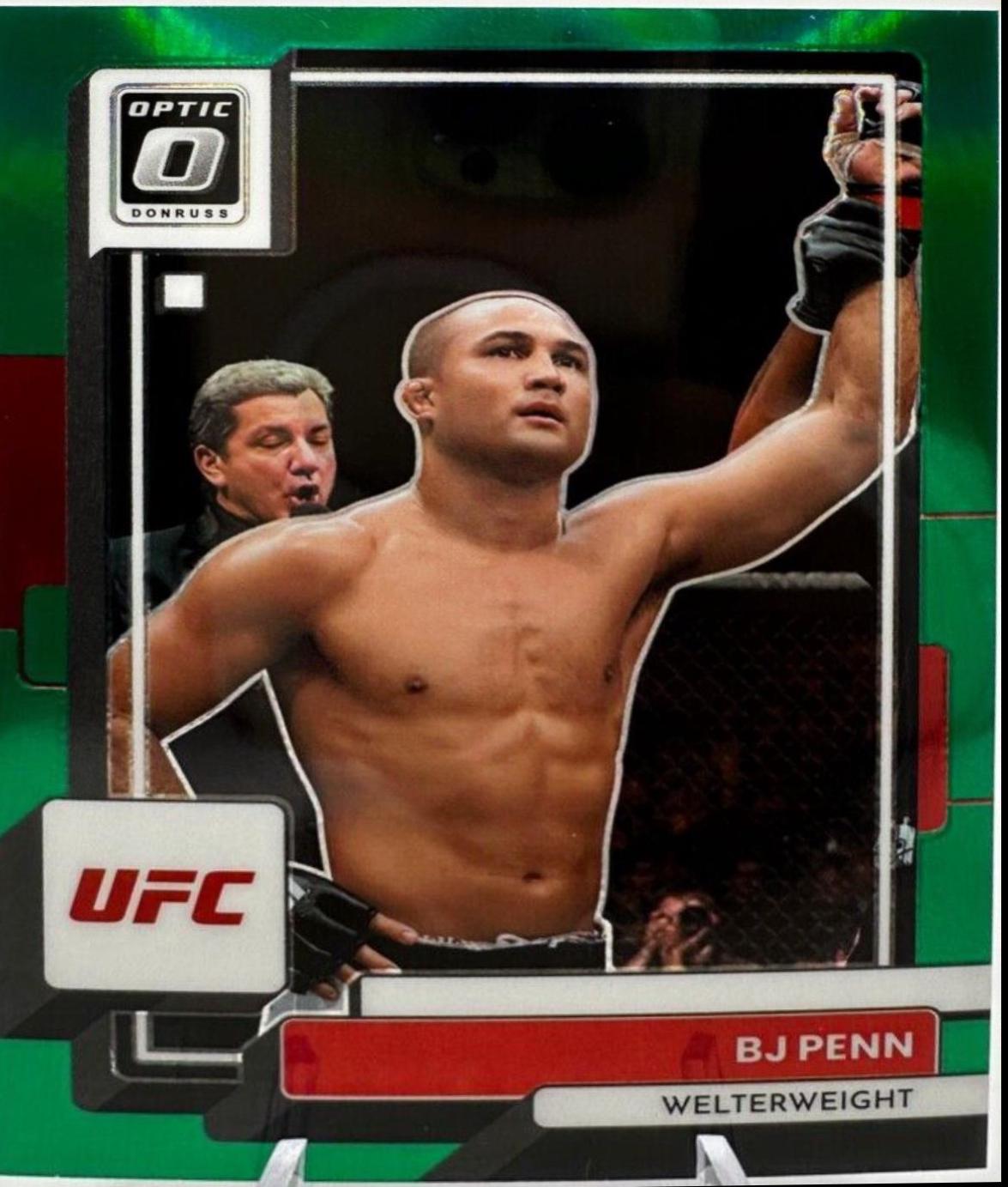 BJ Penn 2023 Panini Donruss Optic UFC Base #90 Green