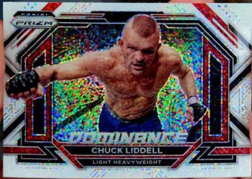 Chuck Liddell 2023 Panini Prizm UFC Dominance #14 White Sparkle