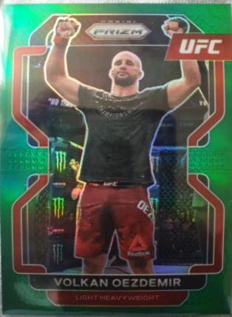 Volkan Oezdemir 2022 Panini Prizm UFC Base #184 Green