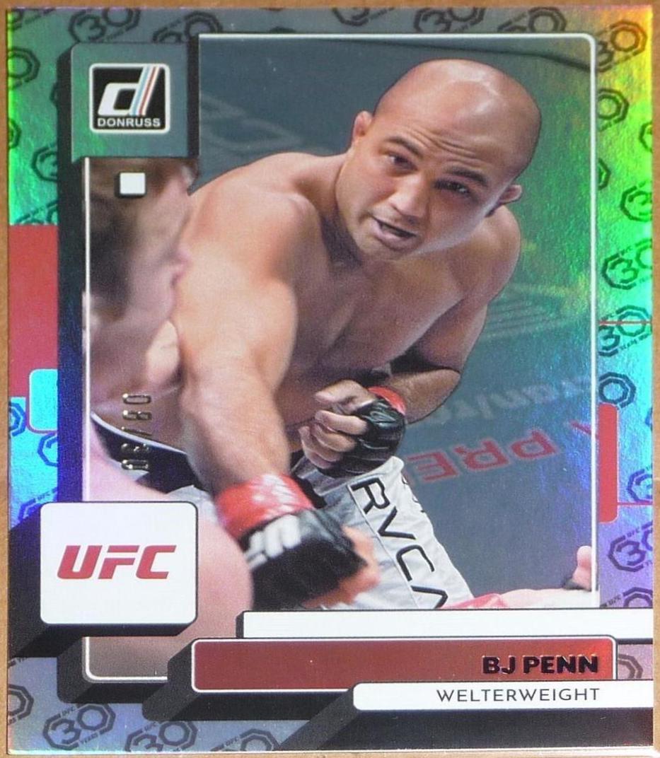 BJ Penn 2023 Panini Donruss UFC Base #23 30th Anniversary