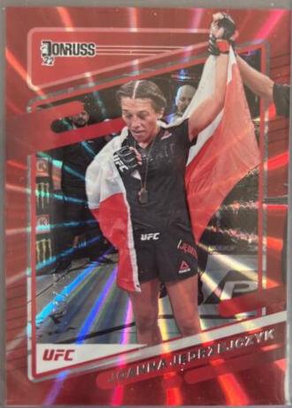 Joanna Jędrzejczyk 2022 Panini Donruss UFC Base #91 Red