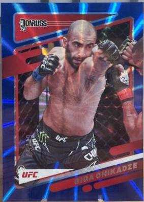 Giga Chikadze 2022 Panini Donruss UFC Base #69 Blue