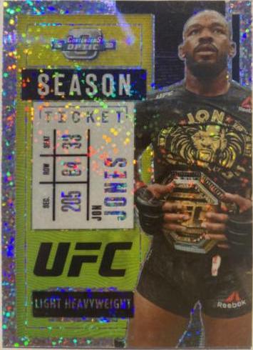 Jon Jones 2021 Panini Chronicles UFC Base Contenders Optic Season Ticket #261 Asia