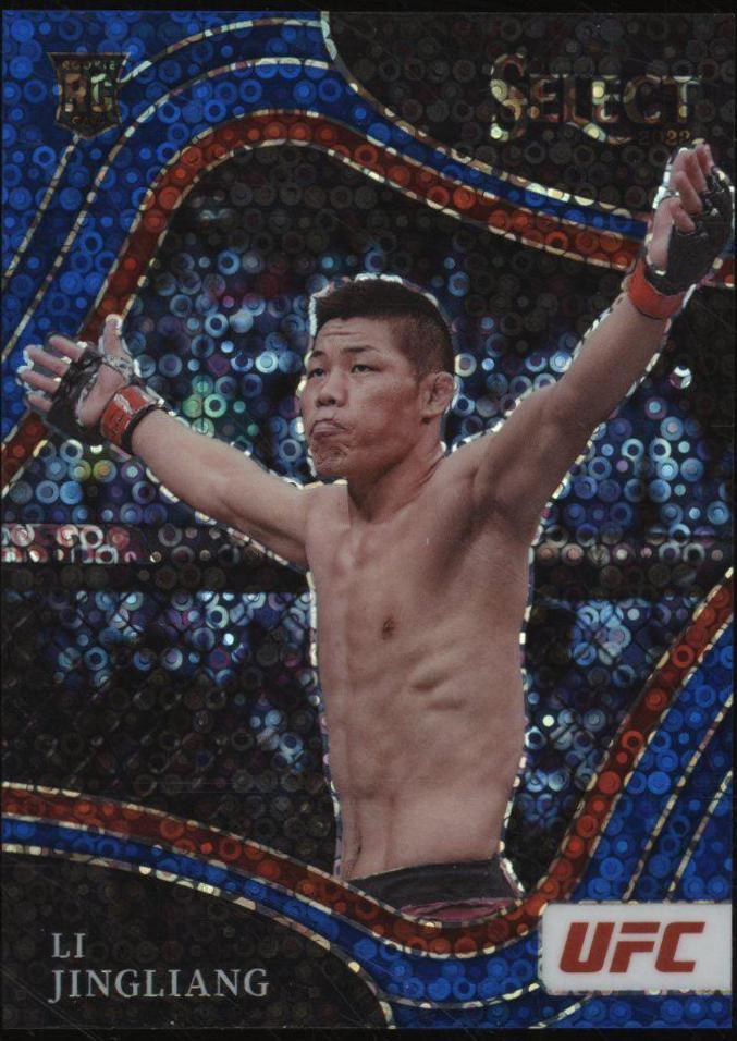 Li Jingliang 2022 Panini Select UFC Octagonside #282 Blue Disco