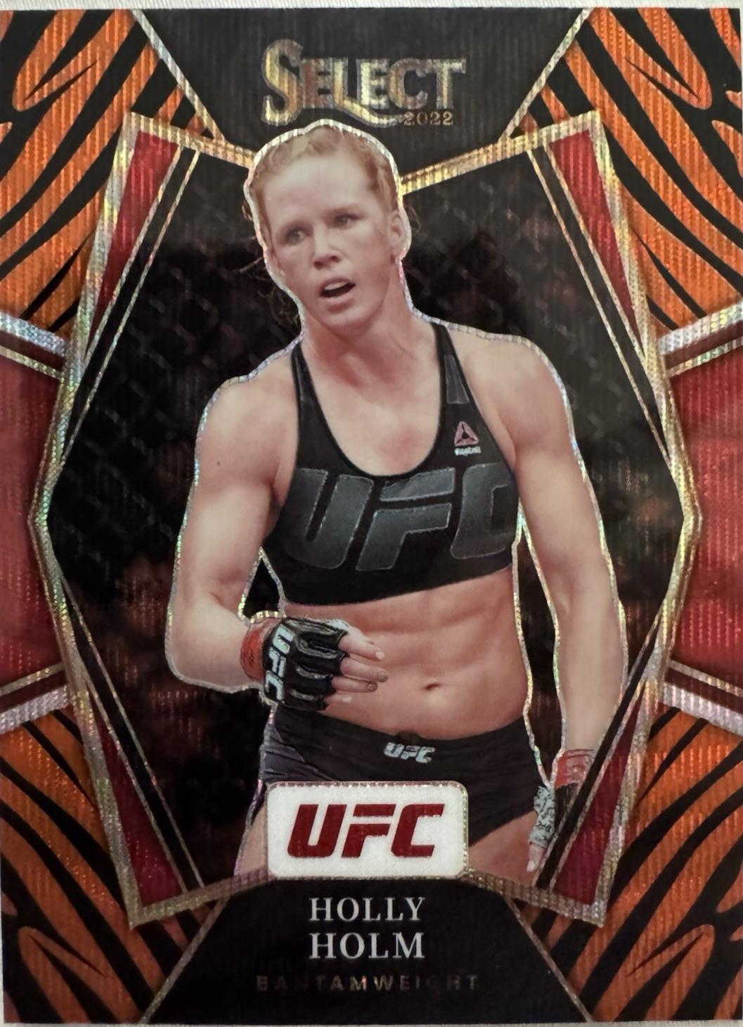 Holly Holm 2022 Panini Select UFC Premier Level #115 Tiger