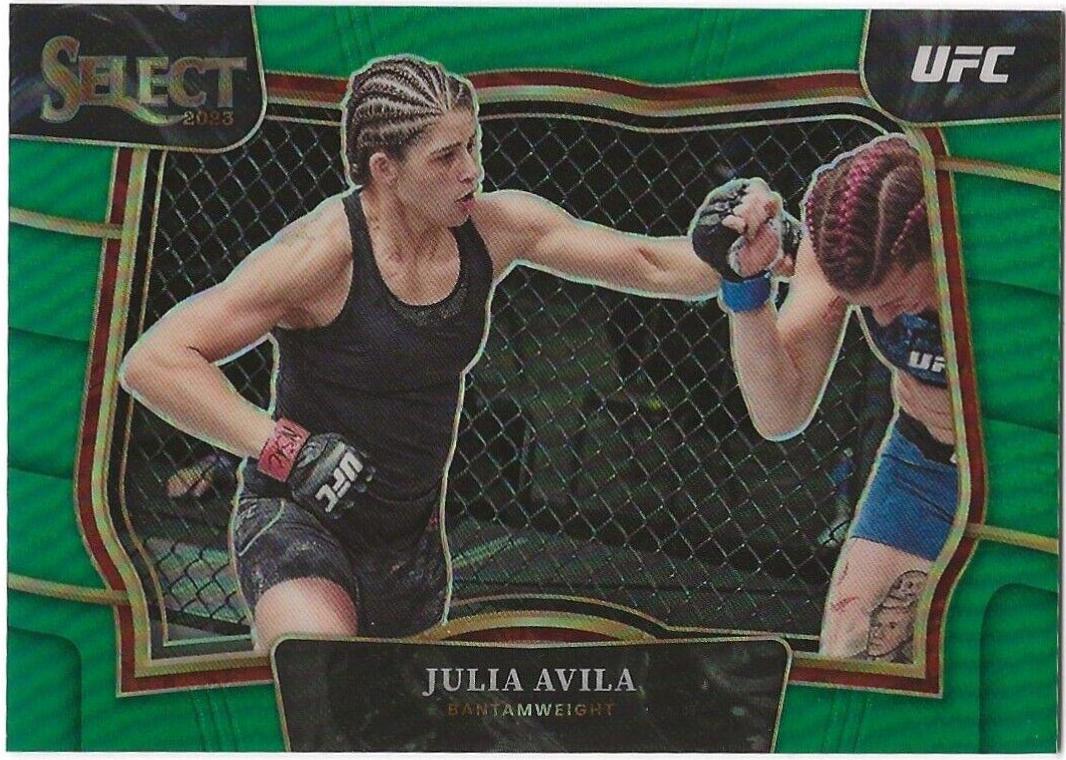 Julia Avila 2023 Panini Select UFC Octagonside #271 Green