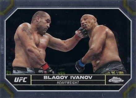 Blagoy Ivanov 2024 Topps Chrome UFC Base #28 Sepia Refractor