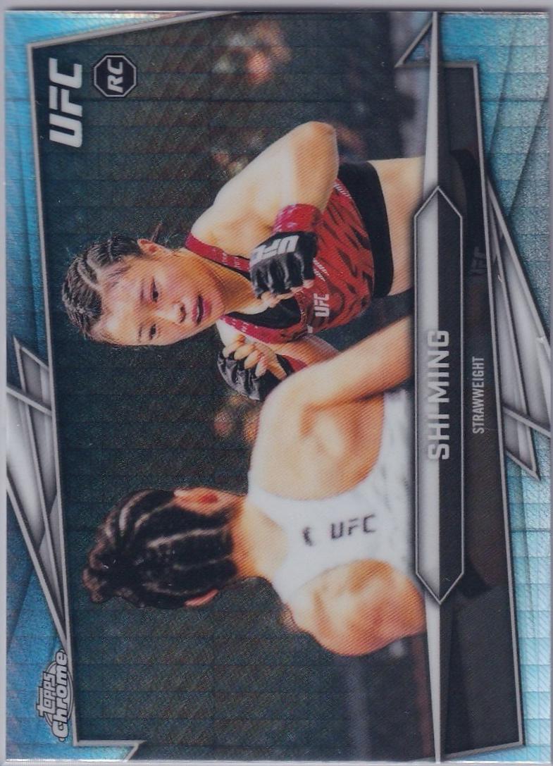 Shi Ming 2026 Topps Chrome UFC Base #129 Prism Refractor