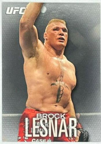 Brock Lesnar 2012 Topps UFC Knockout Base #80 Silver
