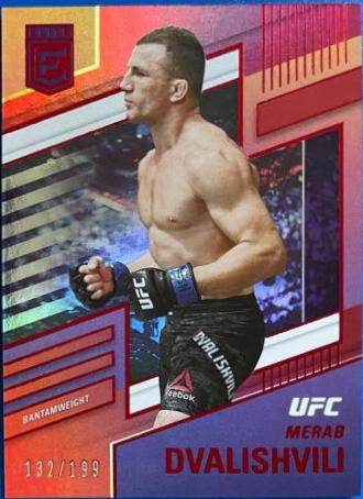 Merab Dvalishvili 2022 Panini Chronicles UFC Base Elite #246 Red