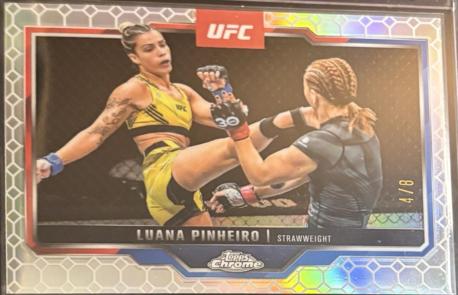 Luana Pinheiro 2025 Topps Chrome UFC Base #178 OctaFractor